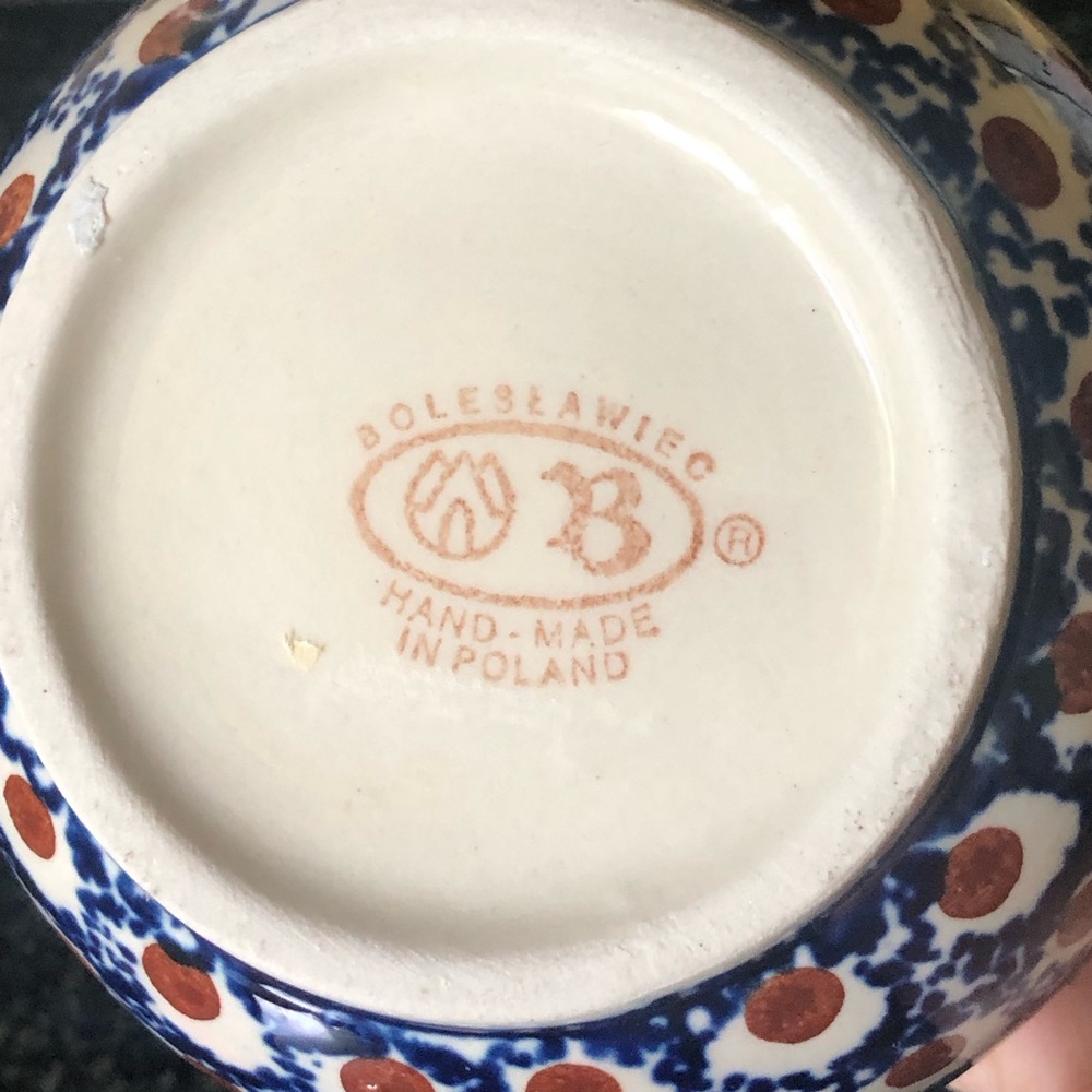Boleslawiec Hand Made Polish Pottery Creamer Pitcher - Picture 7 of 9